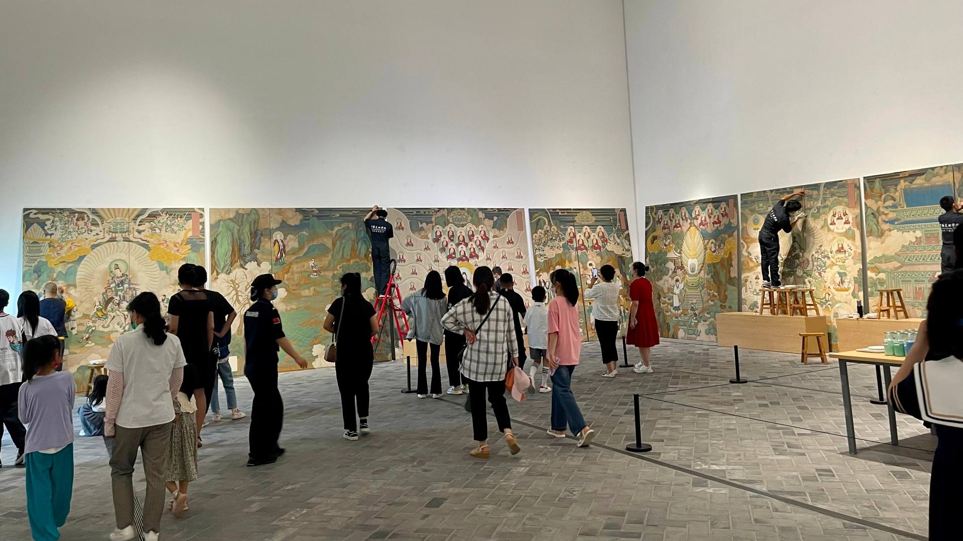 济宁市美术馆｜烟水百城——金两堂传统寺观艺术壁画绘制展